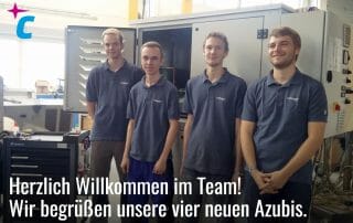 Vier neue Azubis bei compact Kältetechnik GmbH 2017